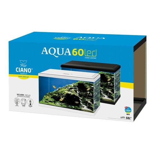 Acquario ciano aqua led 58 - aqua,
